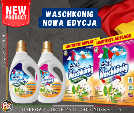 Waschkonig: Niemiecka Doskonałość w Detergentach – Proszki do Prania i Żele dla Świeżości i Skuteczności w Dąbrowie Górniczej